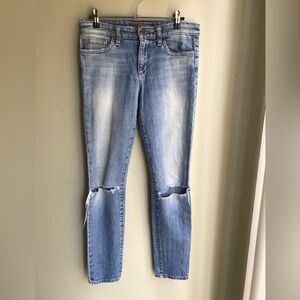 Joe's Womens Ankle Distressed Denim Skinny Jeans Size : 27